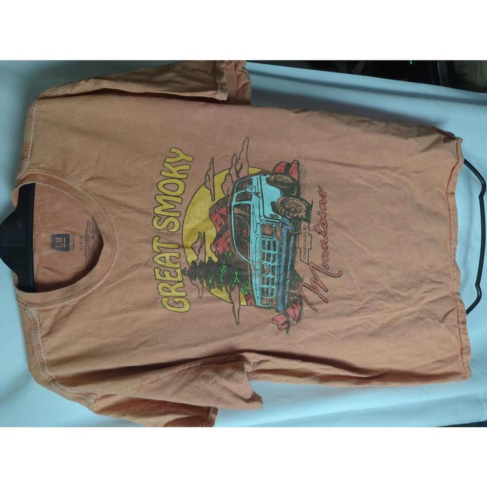 GM Official Licensed Product Great Smoky Mountains T-Shirt Size L See Desc
